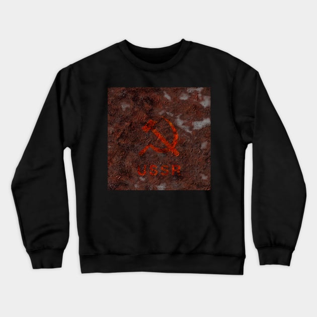 Ussr hammer and sickle Crewneck Sweatshirt by rolffimages